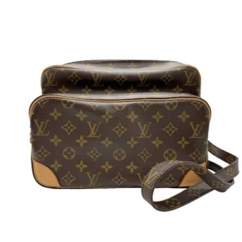 Pre-owned Canvas louis-vuitton-bags Louis Vuitton Vintage , Brown , Da...