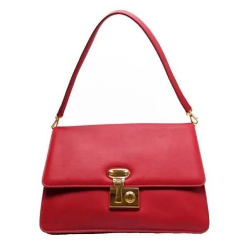 Pre-owned Fabric shoulder-bags Dolce & Gabbana Pre-owned , Red , Dames