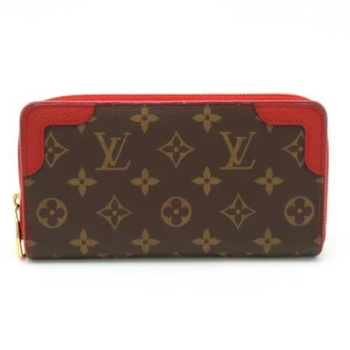 Pre-owned Canvas wallets Louis Vuitton Vintage , Brown , Dames