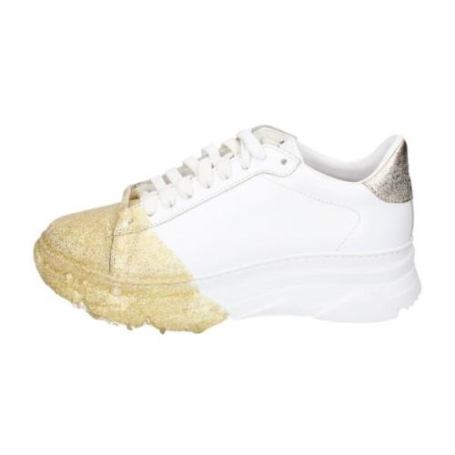 Leren Dames Sneakers Stokton , White , Dames