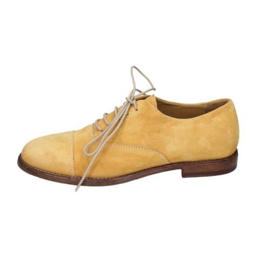 Elegante Vintage Suède Schoenen voor Vrouwen Moma , Yellow , Dames