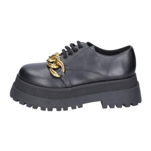 Elegante Leren Damesschoenen Stokton , Black , Dames