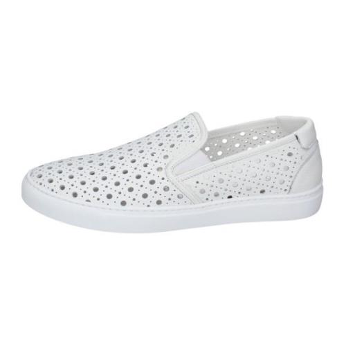 Leren Slip-On Heren Sneakers Stokton , White , Heren