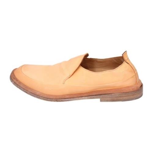 Leren Loafers voor Vrouwen Moma , Orange , Dames