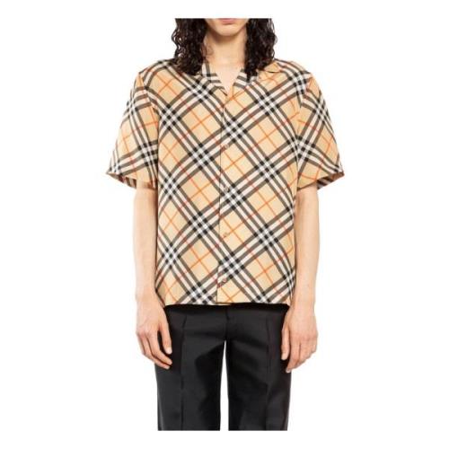 Casual knoopshirt Burberry , Beige , Heren