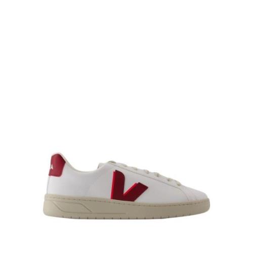 Witte Katoenen Sneakers met Amazon Rubberen Zool Veja , White , Heren