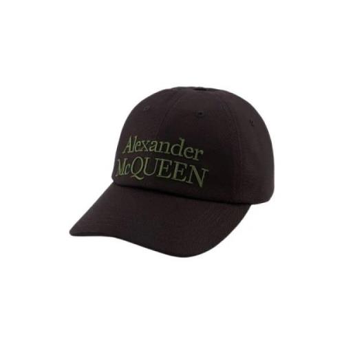 Canvas hats Alexander McQueen , Black , Heren