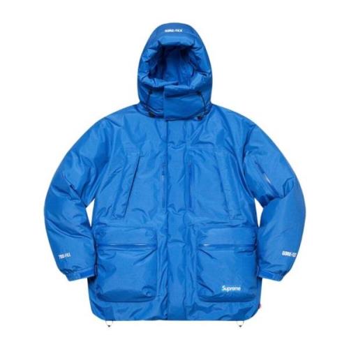 Limited Edition Gore-Tex Dons Parka Blauw Supreme , Blue , Heren