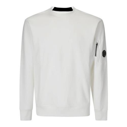 Sweatshirt met ritszak C.p. Company , White , Heren