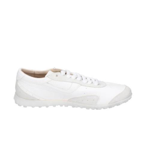 Leren Damessneakers Moma , White , Dames