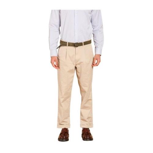 Chino broek met relaxte pasvorm IJskleur Mason's , Beige , Heren