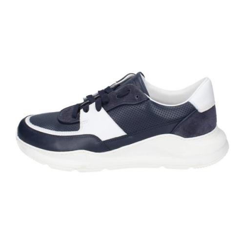 Leren Heren Sneakers Stokton , Blue , Heren