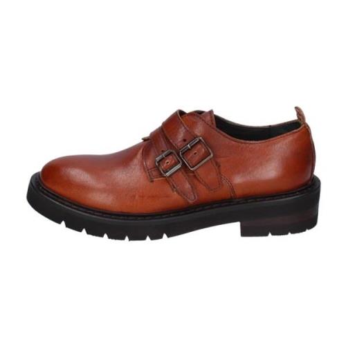 Elegante Leren Schoenen voor Vrouwen Moma , Brown , Dames