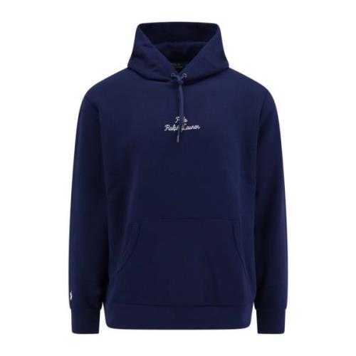 Geborduurde Logo Katoenen Sweatshirt Polo Ralph Lauren , Blue , Heren