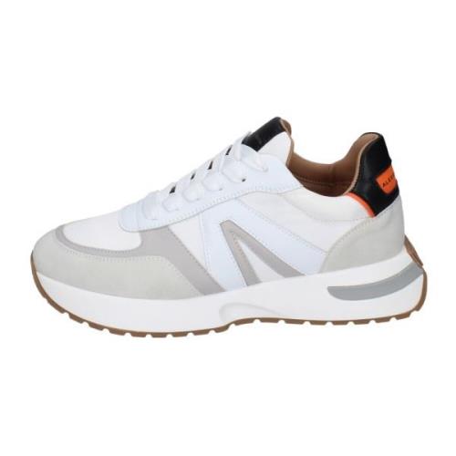 Heren Textiel Sneakers Alexander Smith , White , Heren