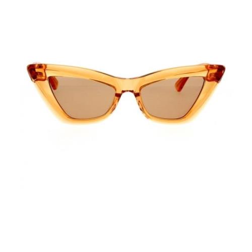 Cat-Eye Zonnebril Bv1101S 011 Bottega Veneta , Orange , Dames