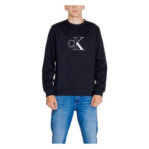 Monologo Sweatshirt Herfst/Winter Collectie Calvin Klein Jeans , Black...