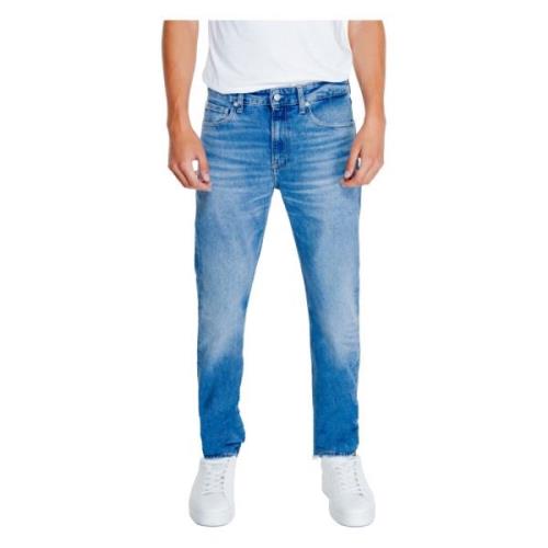 Herfst/Winter Mannen Jeans Taper Calvin Klein Jeans , Blue , Heren