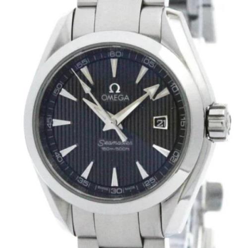 Pre-owned Stainless Steel watches Omega Vintage , Black , Heren