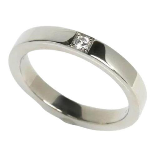 Pre-owned Platinum rings Bvlgari Vintage , Gray , Dames