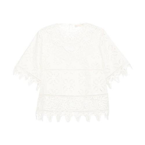 Witte Aria T-shirts en Polos Ulla Johnson , White , Dames