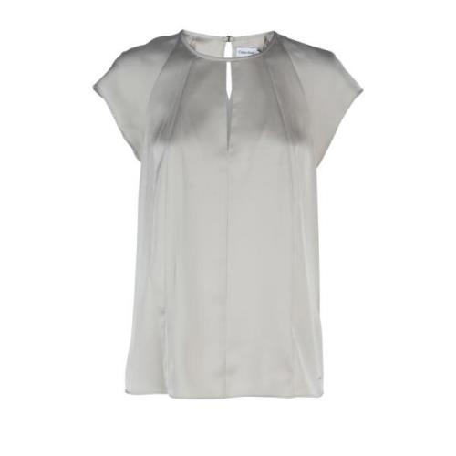 Casual Katoenen T-Shirt Calvin Klein , Beige , Dames