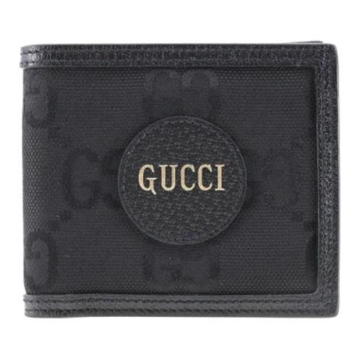 Pre-owned Canvas wallets Gucci Vintage , Black , Heren