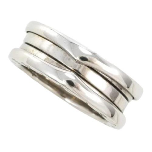 Pre-owned White Gold rings Bvlgari Vintage , Gray , Dames