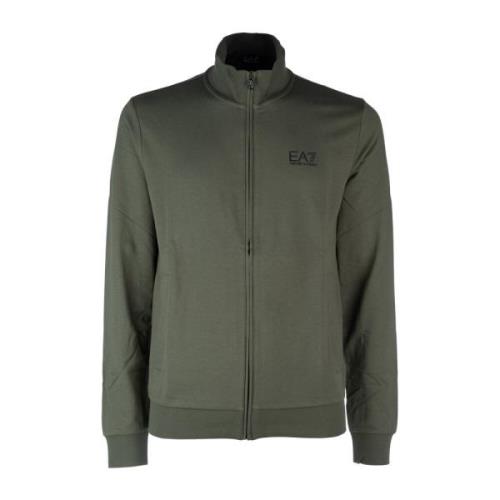 Stijlvolle Sweatshirt voor Mannen Emporio Armani EA7 , Green , Heren