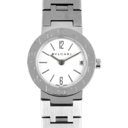 Pre-owned Stainless Steel watches Bvlgari Vintage , White , Dames