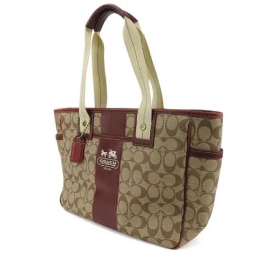 Pre-owned Plastic totes Coach Pre-owned , Beige , Dames