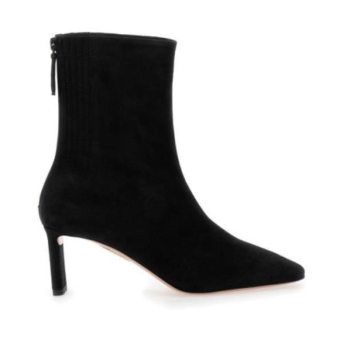 Zwarte Blade Bootie Laarzen Aquazzura , Black , Dames