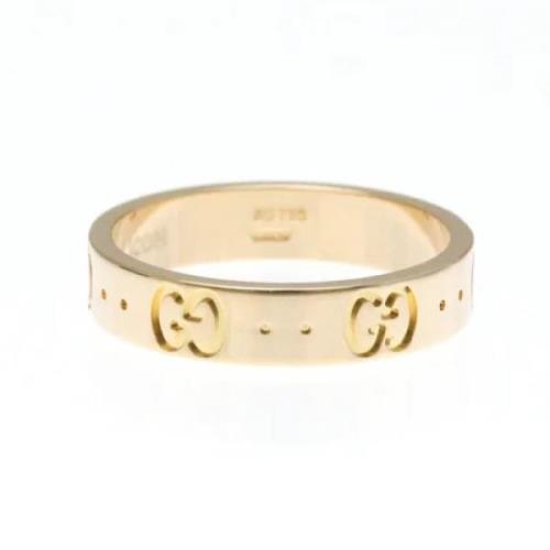 Pre-owned Rose Gold rings Gucci Vintage , Yellow , Dames