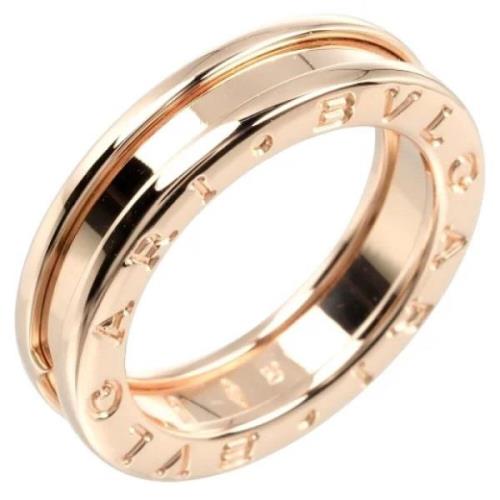 Pre-owned Rose Gold rings Bvlgari Vintage , Pink , Dames