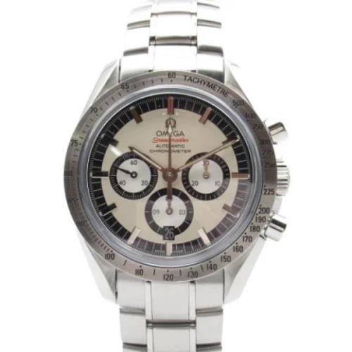 Pre-owned Stainless Steel watches Omega Vintage , White , Heren