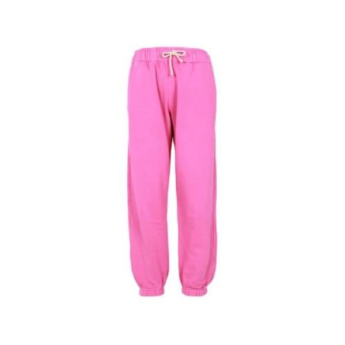 Fuchsia Katoenen Joggingbroek Autry , Pink , Dames