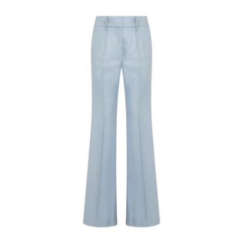 Blauwe Flared Broek Gabriela Hearst , Blue , Dames