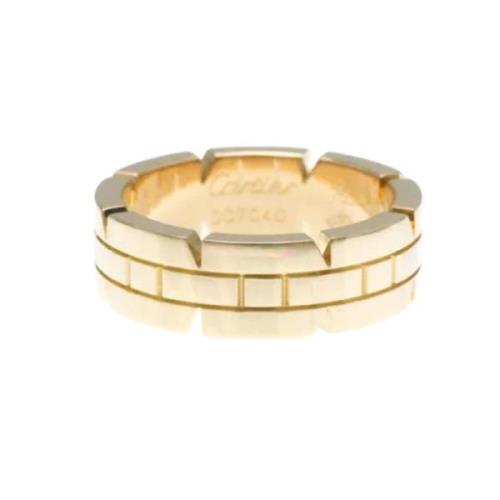 Pre-owned Rose Gold rings Cartier Vintage , Yellow , Dames