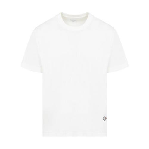 Wit Katoenen T-Shirt Casual Stijl Bottega Veneta , White , Heren