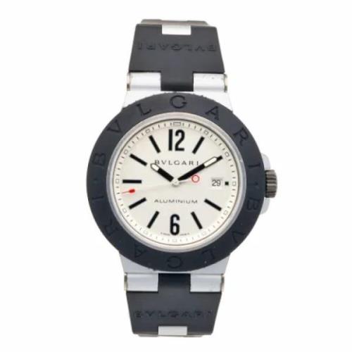 Pre-owned Stainless Steel watches Bvlgari Vintage , White , Heren