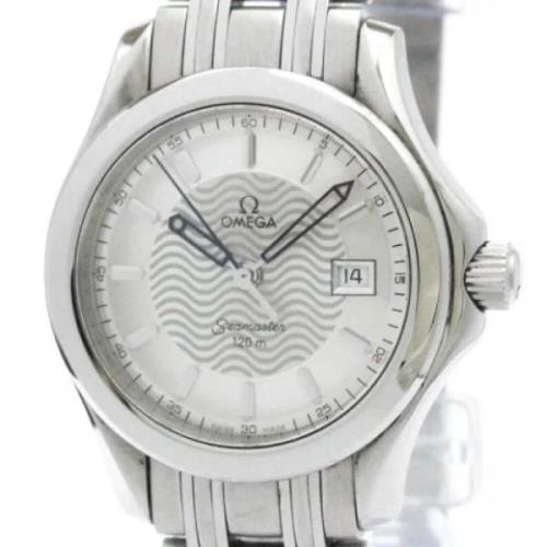 Pre-owned Stainless Steel watches Omega Vintage , White , Heren