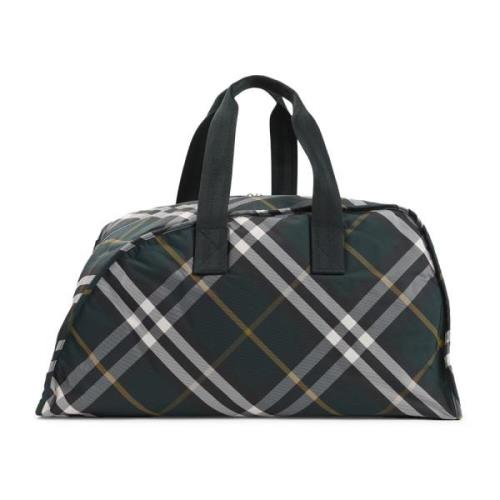 Groene Heren Handtas Aw24 Burberry , Green , Heren