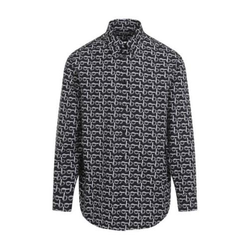 Zwarte Shirts voor Mannen Burberry , Black , Heren