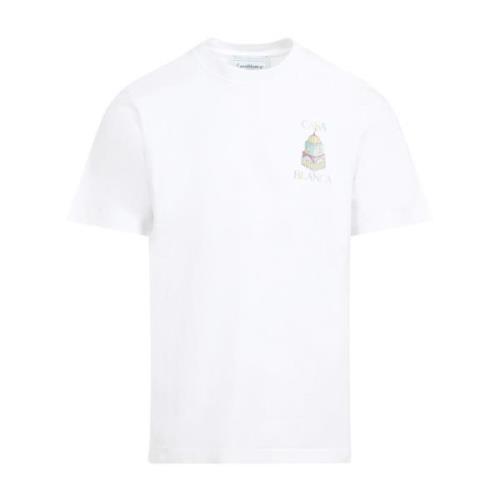 Witte T-shirts Polos voor mannen Casablanca , White , Heren