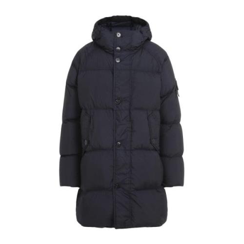 Zwarte Jas Aw24 Herenmode Stone Island , Blue , Heren