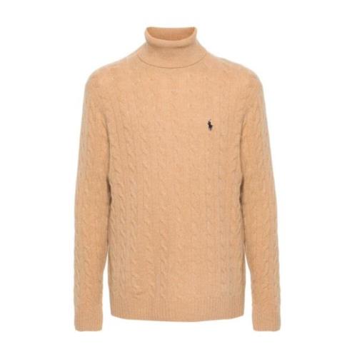 Langemouw Gebreide Trui Ralph Lauren , Brown , Heren