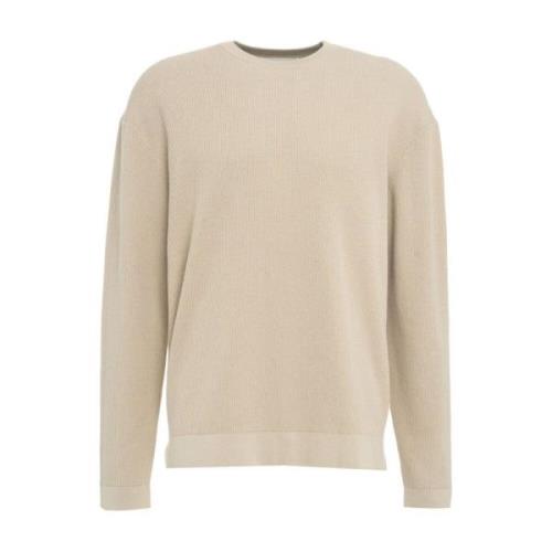 Beige Gebreide Trui Aw24 Closed , Beige , Heren