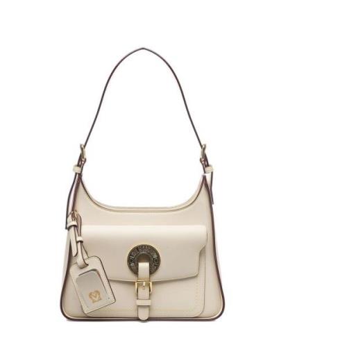 Stijlvolle Beige Schoudertas Love Moschino , Beige , Dames