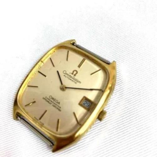 Pre-owned Stainless Steel watches Omega Vintage , Yellow , Heren