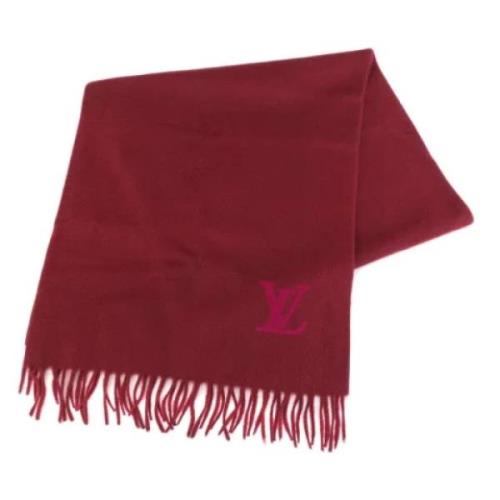 Pre-owned Cashmere scarves Louis Vuitton Vintage , Red , Dames